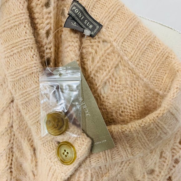 NWT POINT SUR J Crew Pointelle Knit Cardigan - Picture 11 of 13